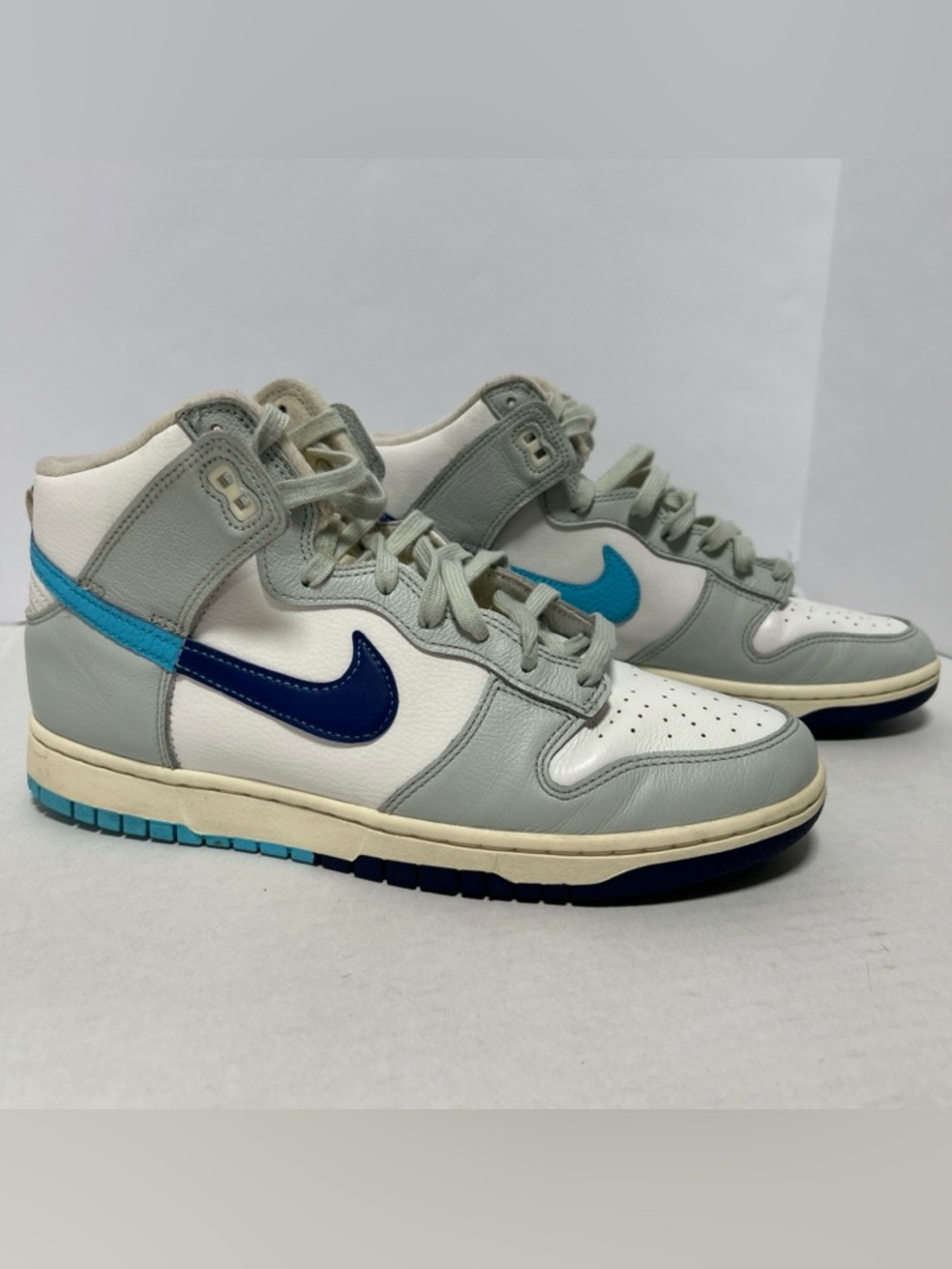 Nike Dunk High Retro SE Men's Size 9.5 Split-Baltic Blue DZ2535-100